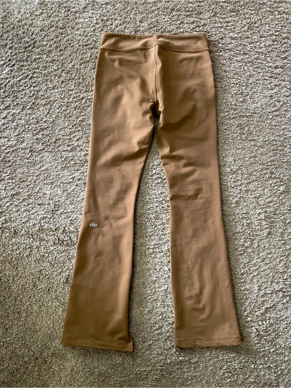 Alo YOGA cinnamon brown women's pants size small low waist
